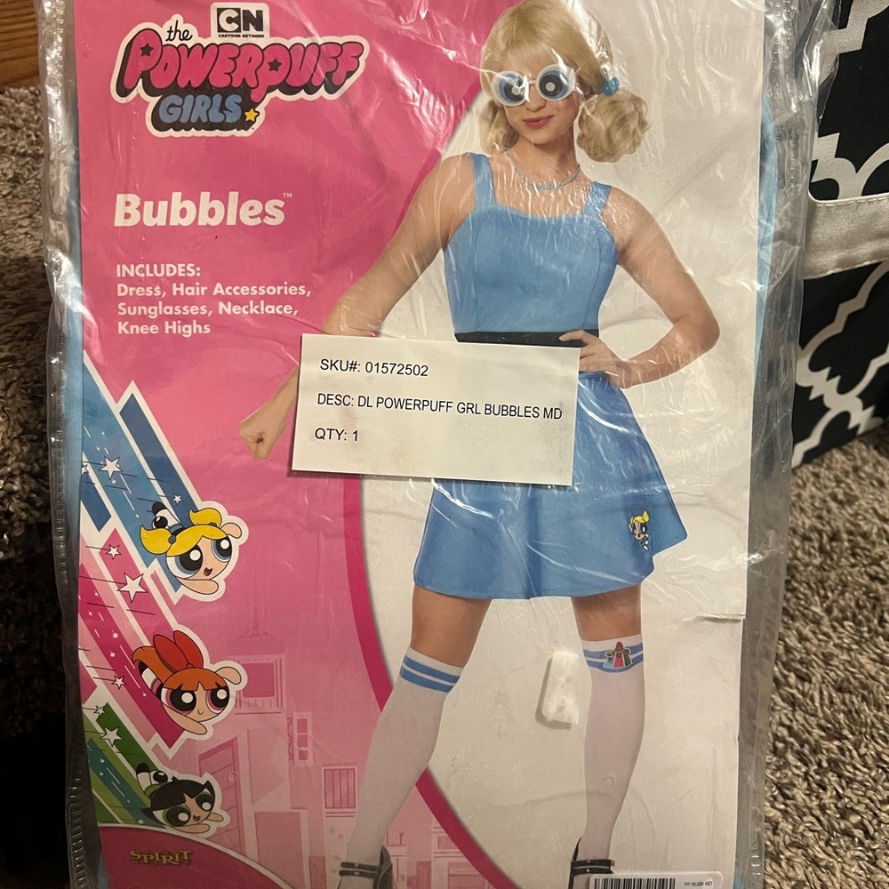 Womens Bubbles Costume Size Medium